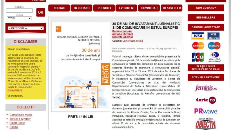 A chapter on an prospective online...