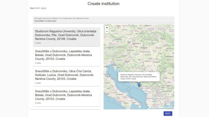 Interactive digital map: The program...