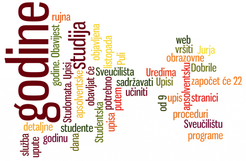 Upisi u više godine studija započinju...