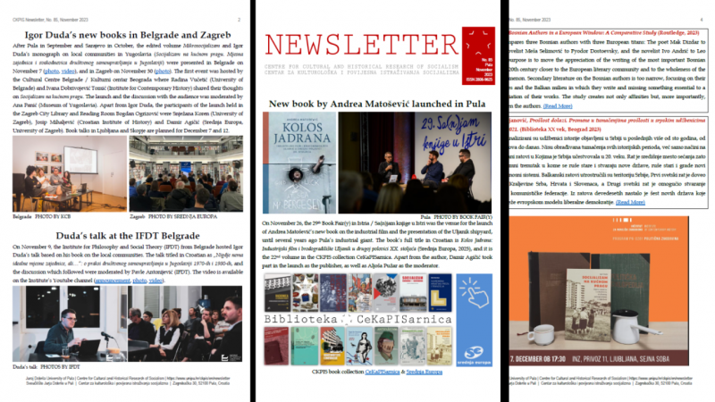 Newsletter, studeni 2023.