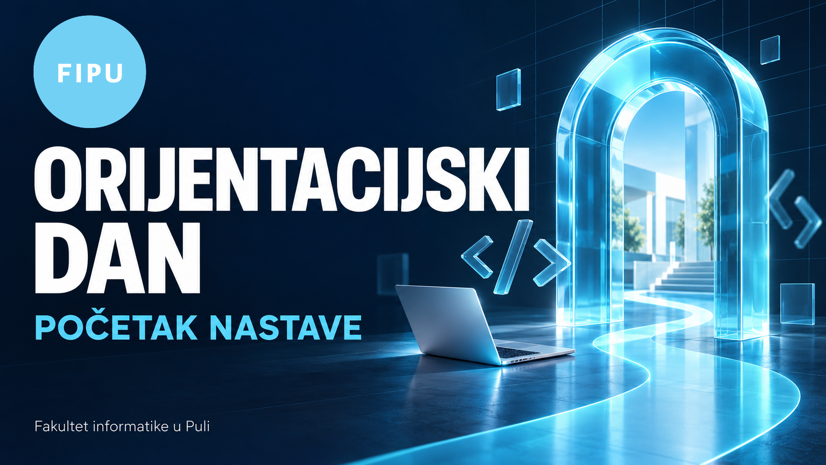 Orijentacijski dan — početak nastave na Fakultetu informatike u Puli
